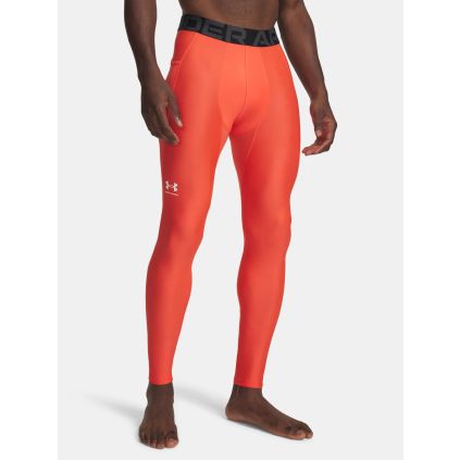 panske sportovni leginy under armour ua hg red cervene oranzove f1