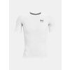 Pánské kompresní tričko Under Armour HG Armour Comp SS-WHT - bilé